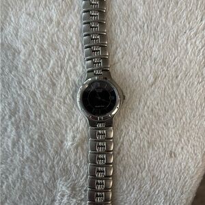 Citizen Silver Bracelet Watch with Black Dial